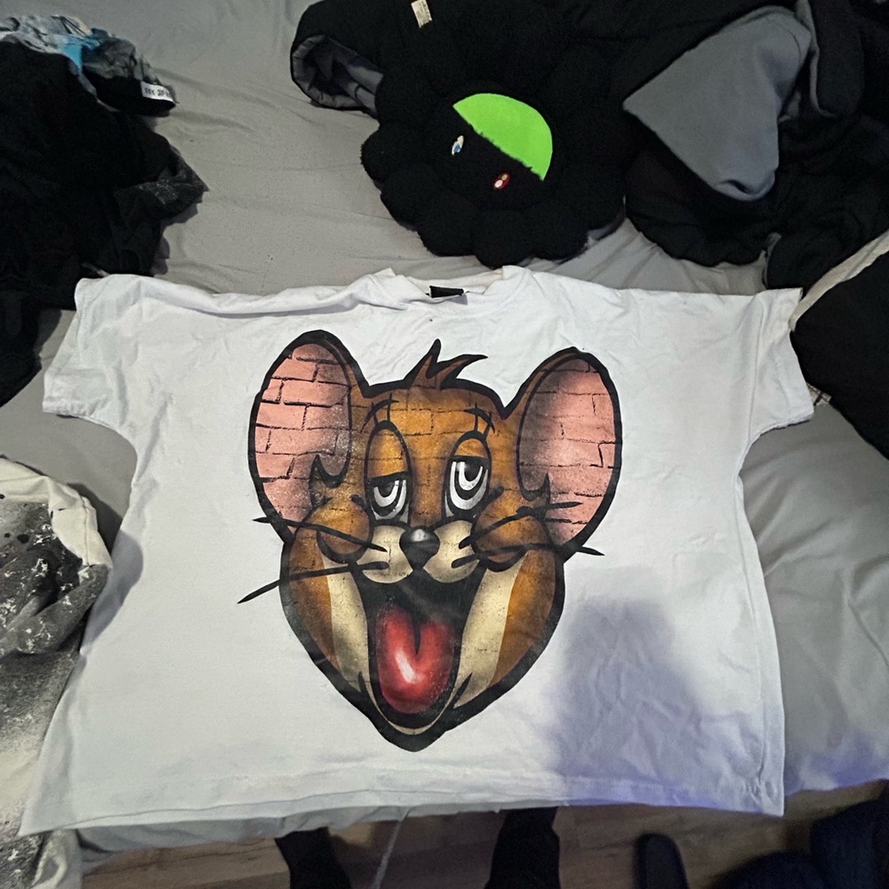 Kids Cartoon Character White T-Shirt